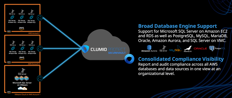 Clumio Broad Database Engine Support